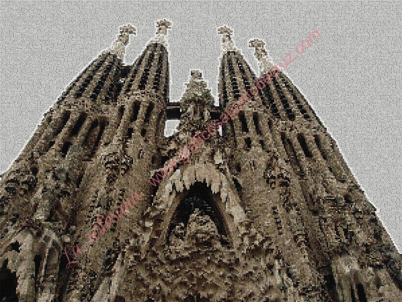 Sagrada Familia, detalle, Barcelona