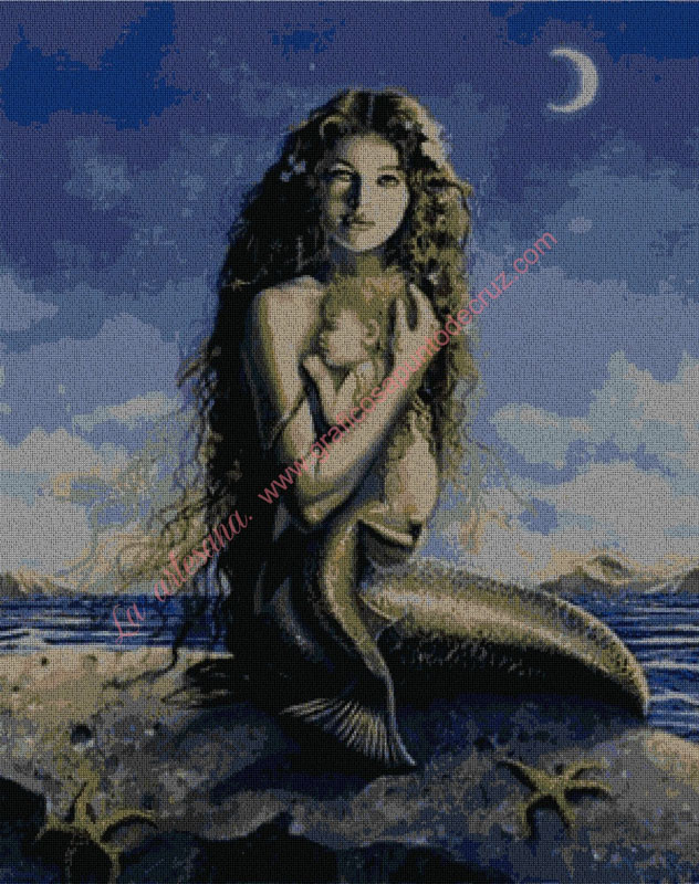 Sirena con su hijo
